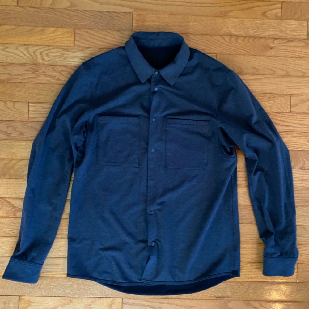 lululemon athletica Navy Casual Button Down Shirt